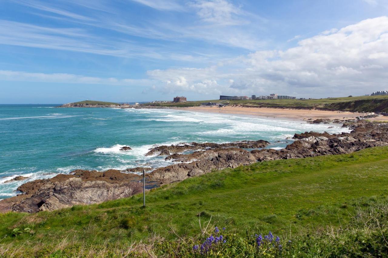 Fistral Beach Garden Apartment 3 New Quay Kültér fotó