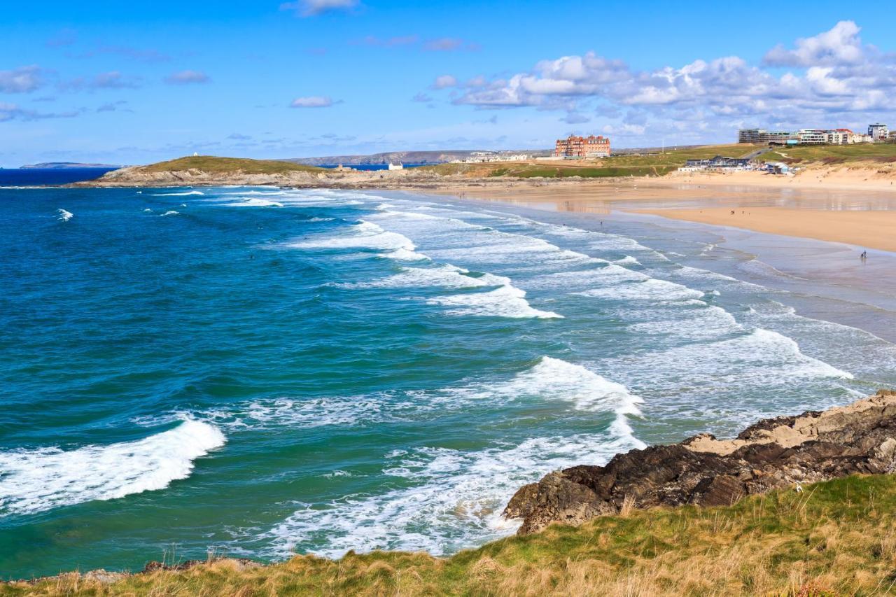 Fistral Beach Garden Apartment 3 New Quay Kültér fotó